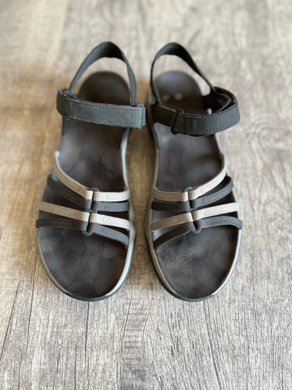 Teva Gray Suede-Look Outdoor Sandal